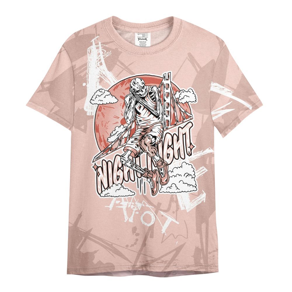 Shirt To Match Low Legend Pink 11s - Seeya Skeleton Messyz All Over Print