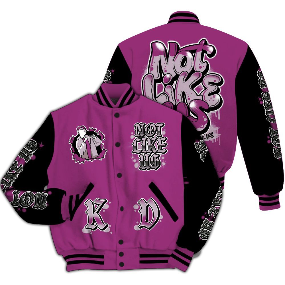 Varsity Jacket To Match Air Max Sunder Gore Tex Bold Berry - None Like Us Graphic All Over Print