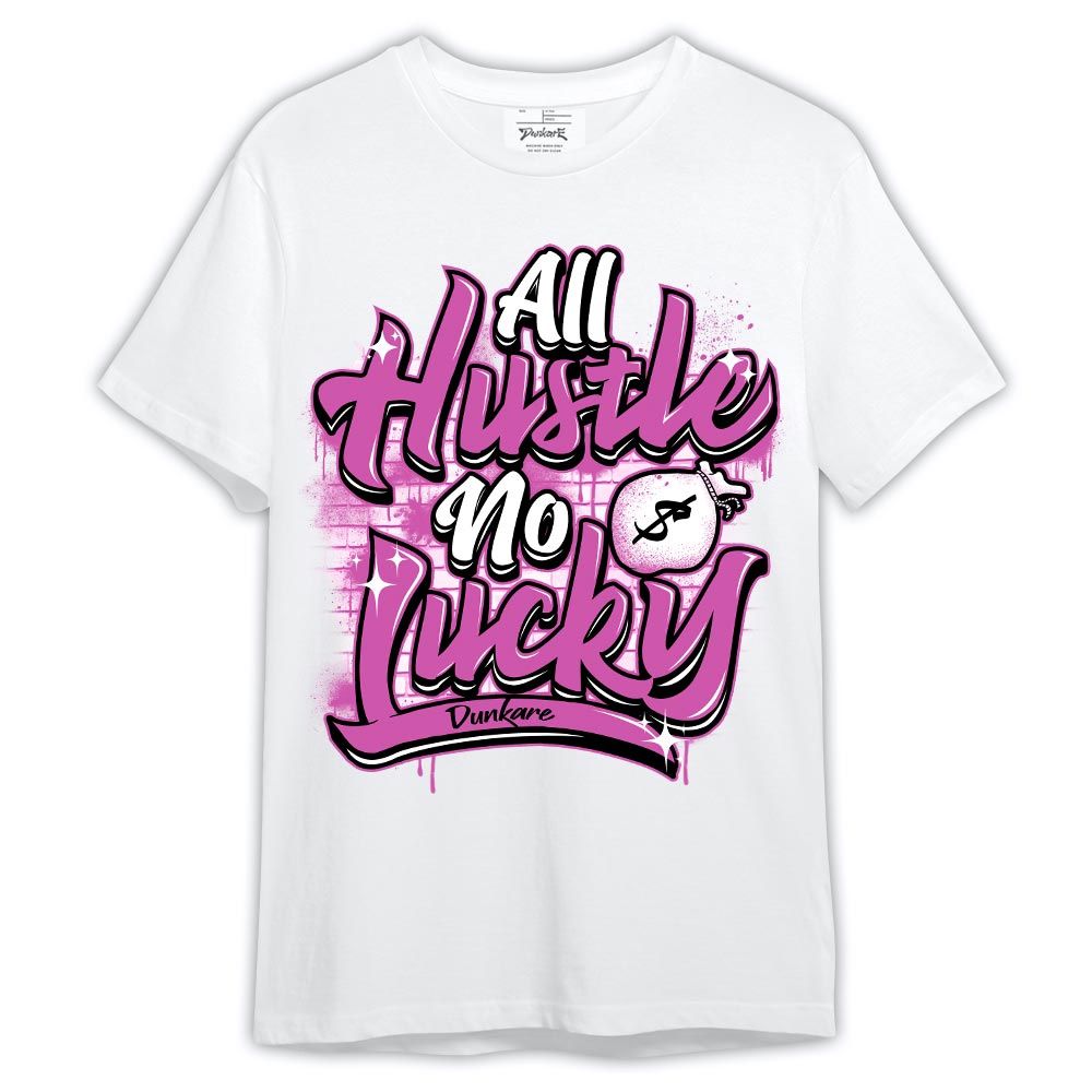 Shirt To Match Hyper Violet 4s - Graphic All Hustles No Lucky Shirt Outfit