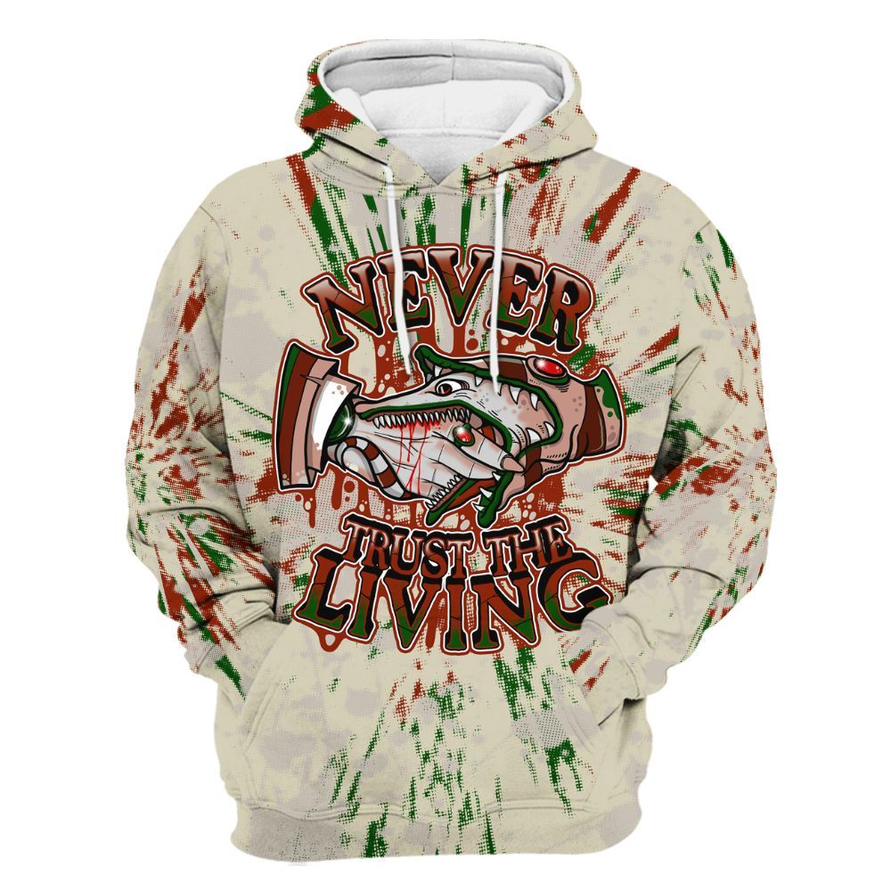 Hoodie To Match El Grito 5s - Never Trusting Living Graphic Halloween All Over Print