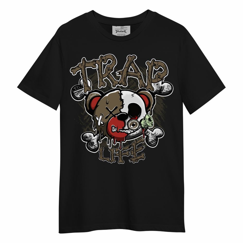 Shirt To Match Olive 9s - Trap Bear Skull Unisex Shirt