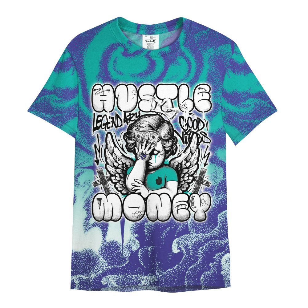 Shirt To Match Retro Grape 5s - Angel Hustle Money All Over Print