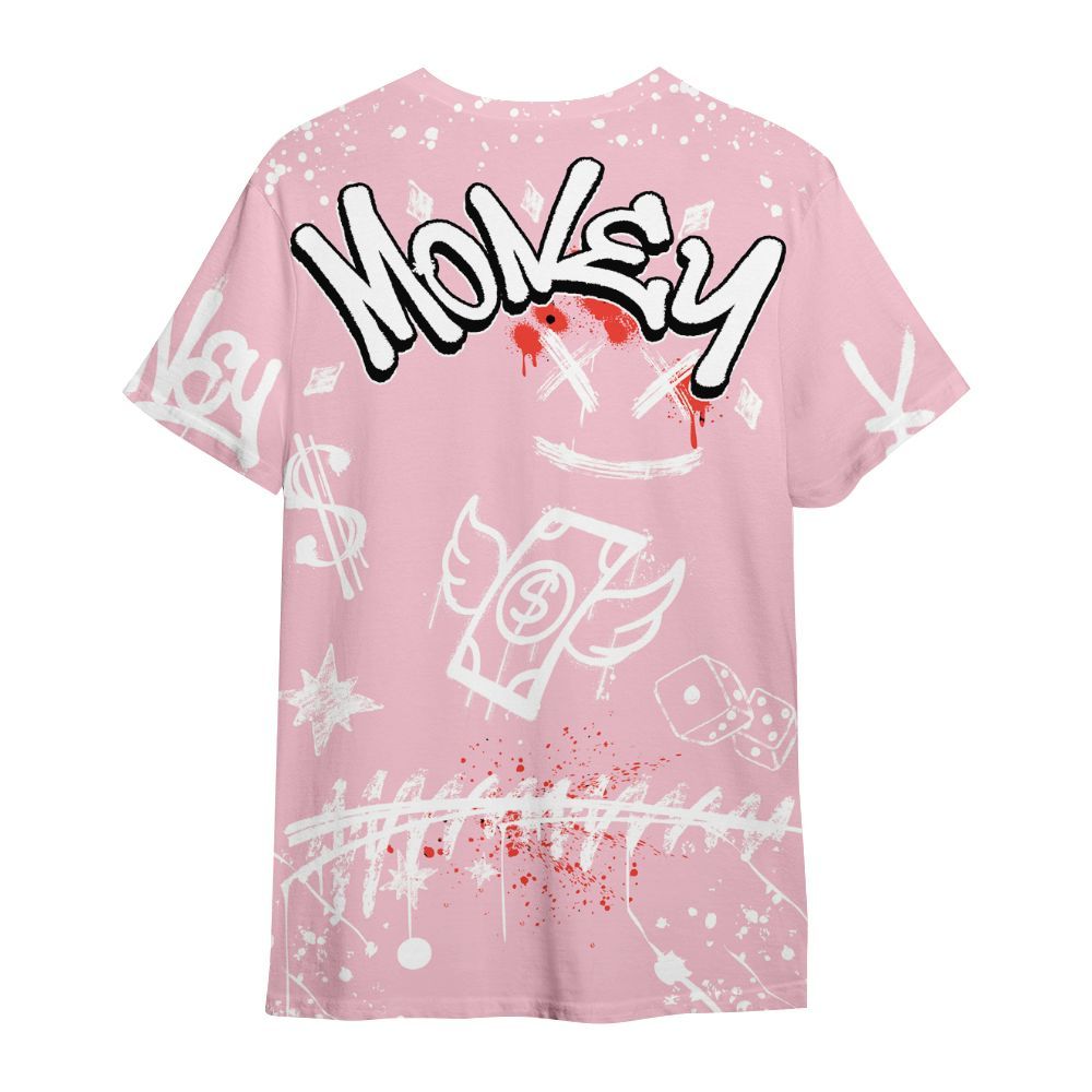 Shirt To Match Retro Awake Arctic Pink - Everybody Paid In Full Crayon All Over Print