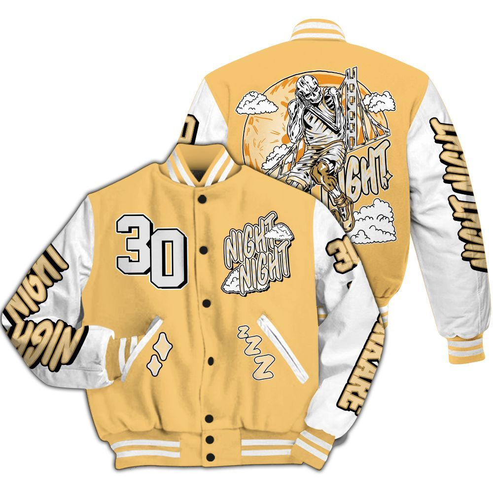 Varsity Jacket To Match Craft Paris 6s - Seeya Skeleton All Over Print
