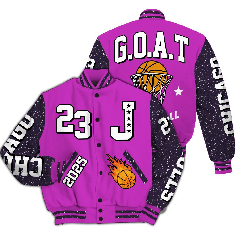 Varsity Jacket To Match Ja 2 Staregazer - Chicago 23 Basketball All Over Print