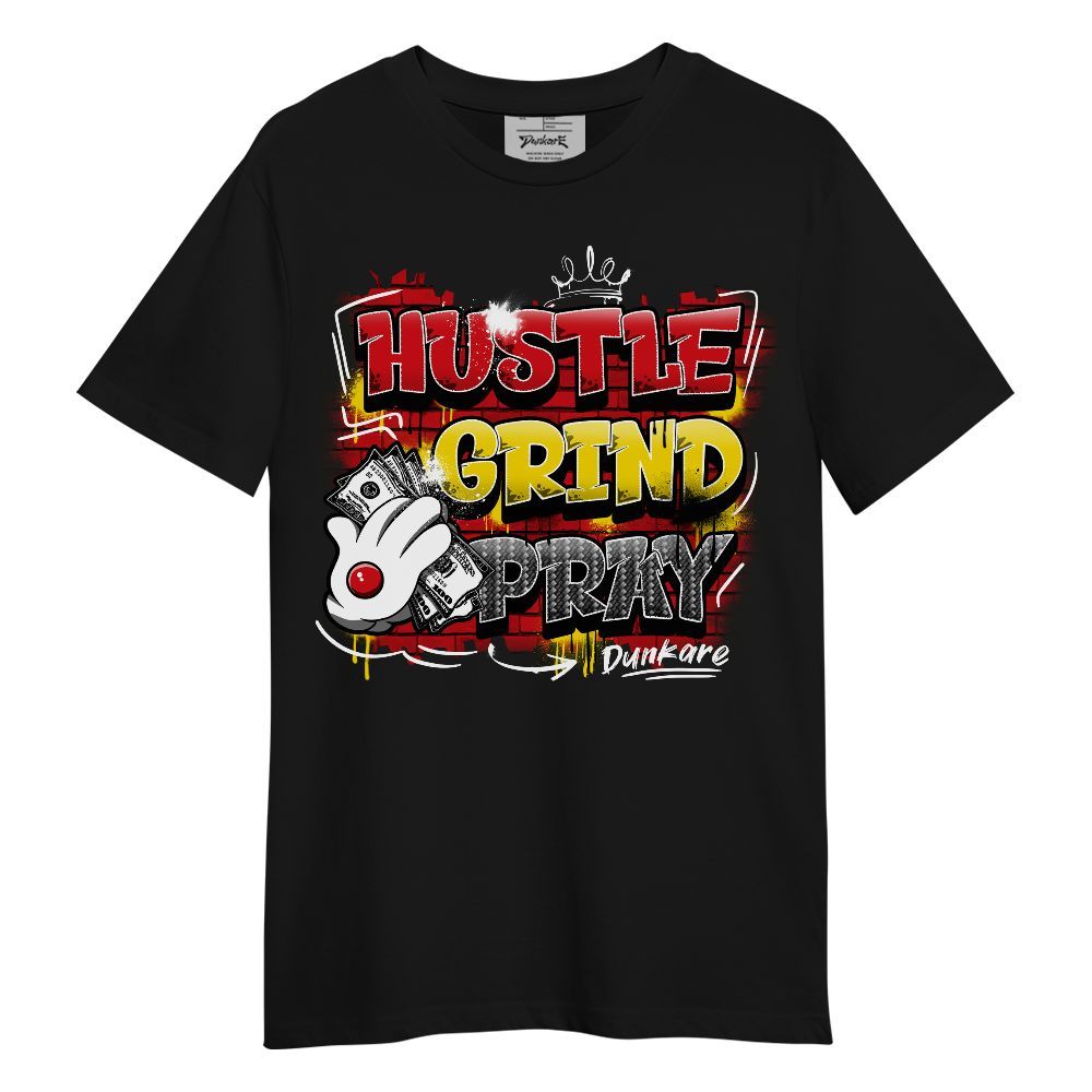 Shirt To Match Ferrari 14s - Graphic Hustle Grind Pray Graphic