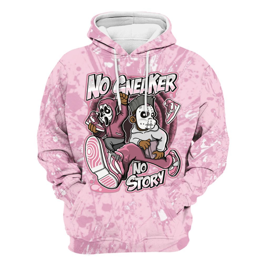 Hoodie To Match Orchid 4s - Sneakers Make Story Graphic Luxury All Over Print