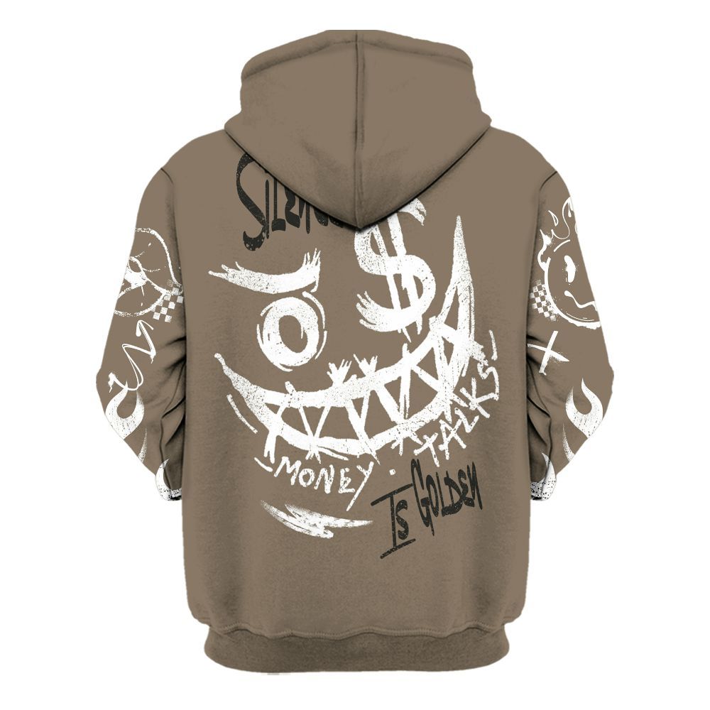 Hoodie To Match Low OG Dark Mocha 1s - Mouth Burning Street Style All Over Print