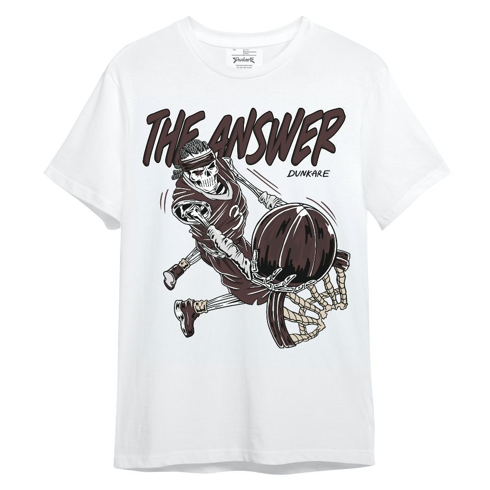 Shirt To Match Burgundy Crush 3s - The Answer Skeleton Graphic