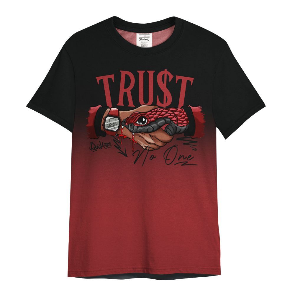 Shirt To Match Alternate Flu Game 12s - Snake Trust No One Drip All Over Print