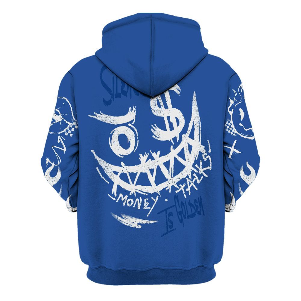 Hoodie To Match High OG True Blue 1s - Mouth Burning Street Style All Over Print