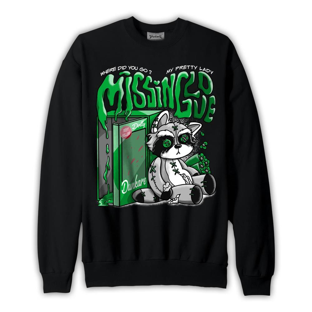 Sweatshirt To match Sweatshirt Missing Love Raccoon, Lucky Green 5s, To Match Sneaker Lucky Green 5s DNY