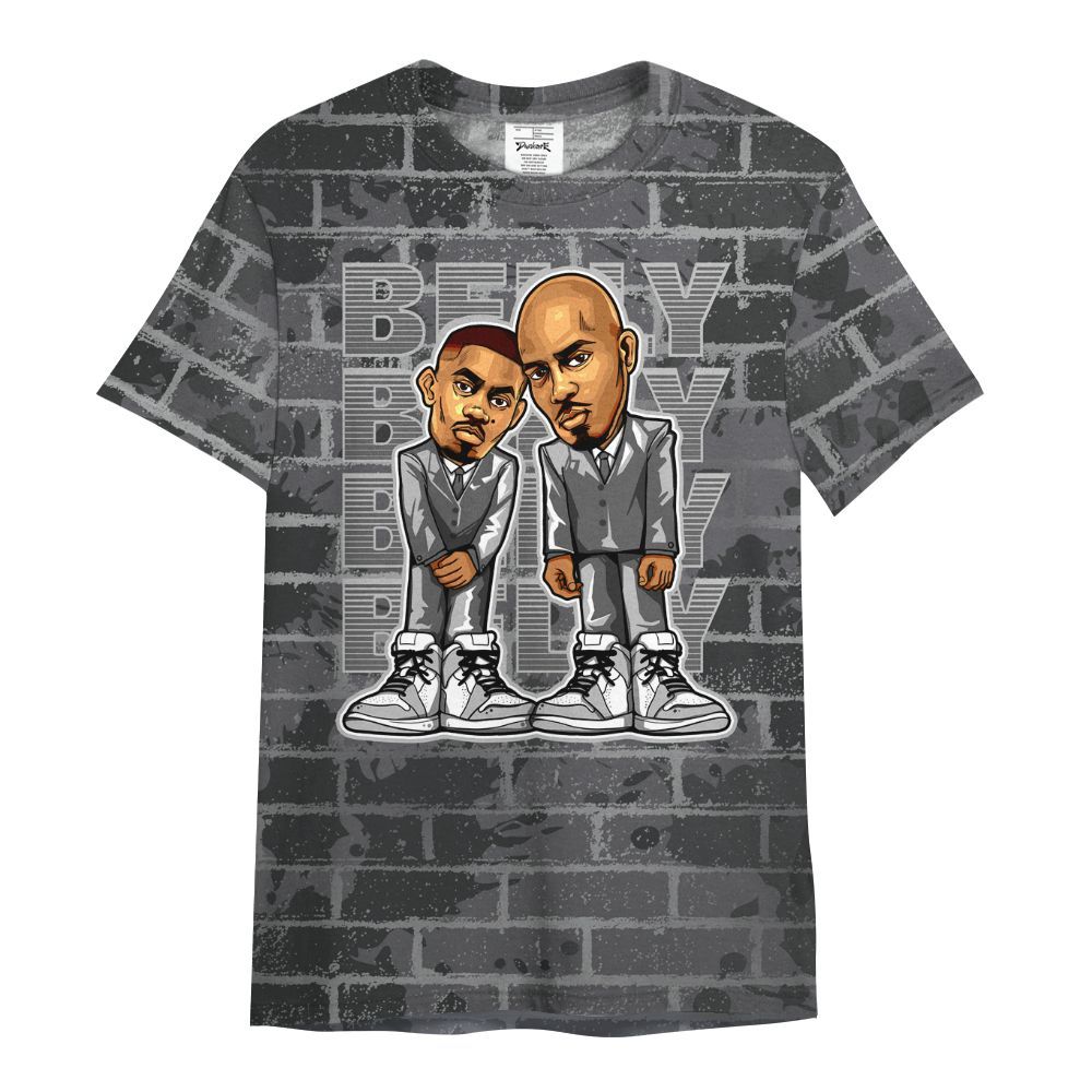 Shirt To Match White Thunder 4s - Belly Sneakers Graphic Halloween All Over Print