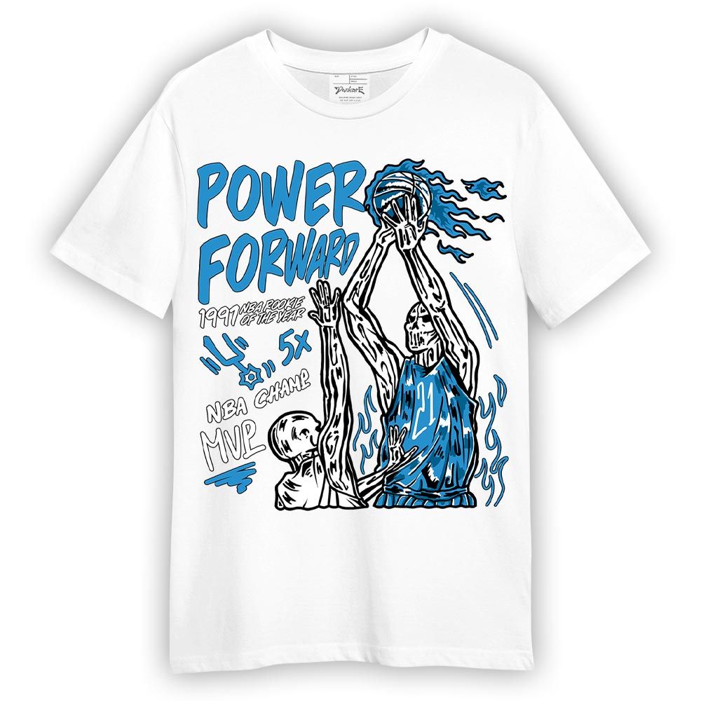 Shirt To Match Powder Blue 9s - Power Shot Skeleton Shirt Unisex