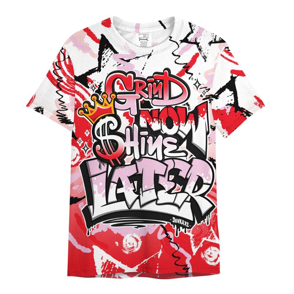 Shirt To Match Zoom Vomero 5 Valentine's Day 2025 - Grind Shine Later Drip All Over Print