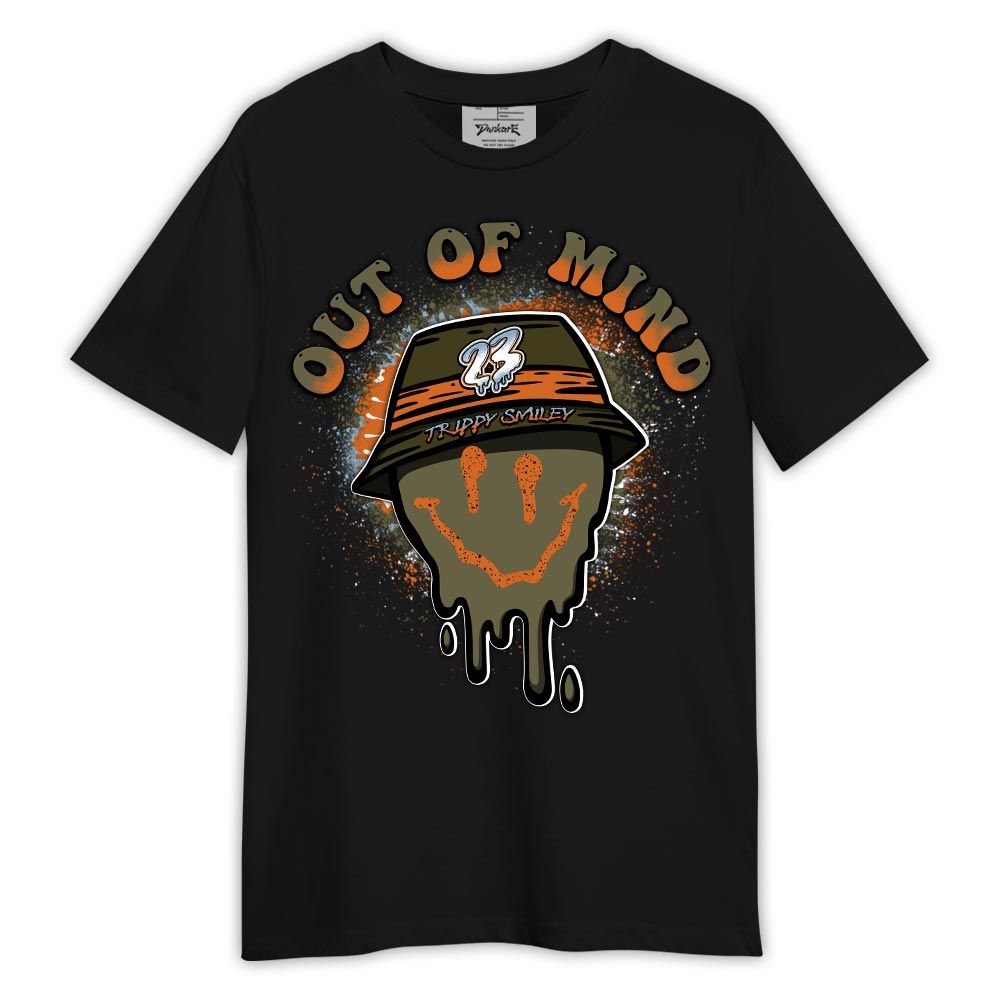 Shirt To Match Olive 5s - Trippy Smiley T-Shirt Outfit