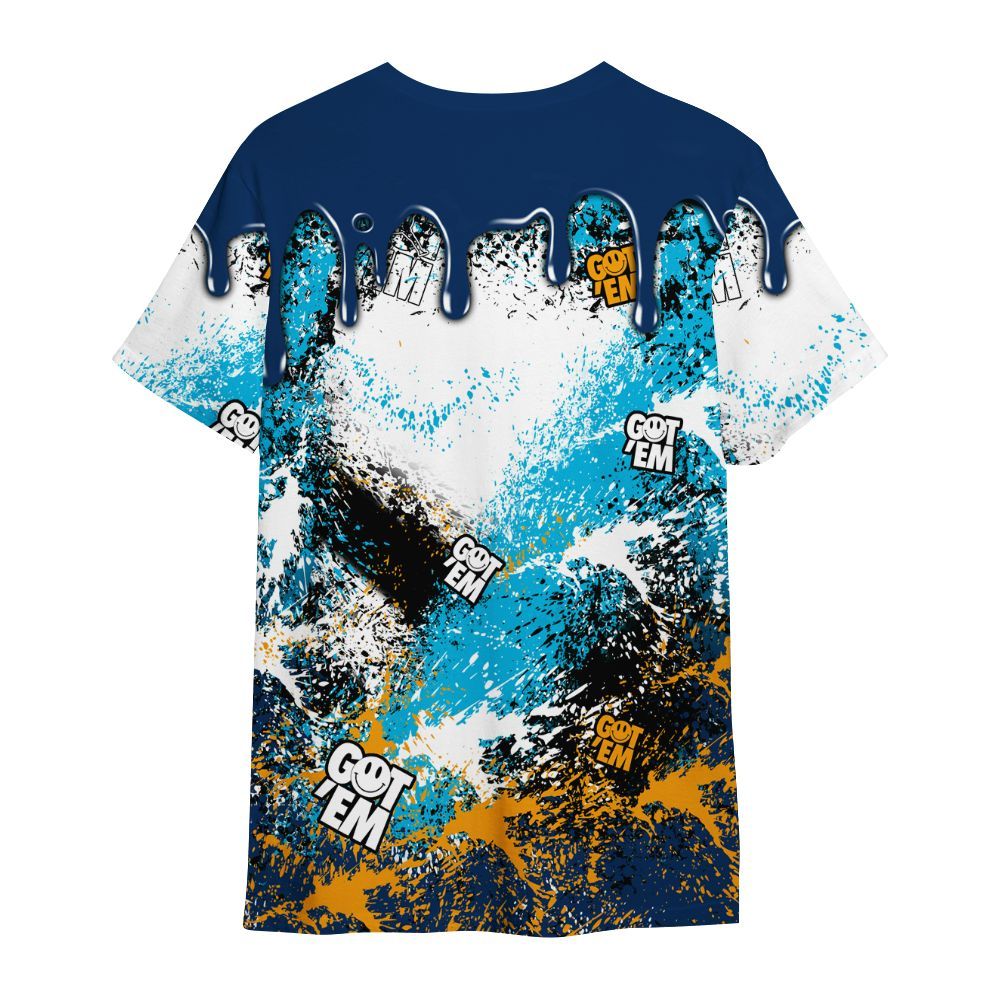 Shirt To Match Dunk Low GS Electric Algae - Dripping 23 Drip All Over Print