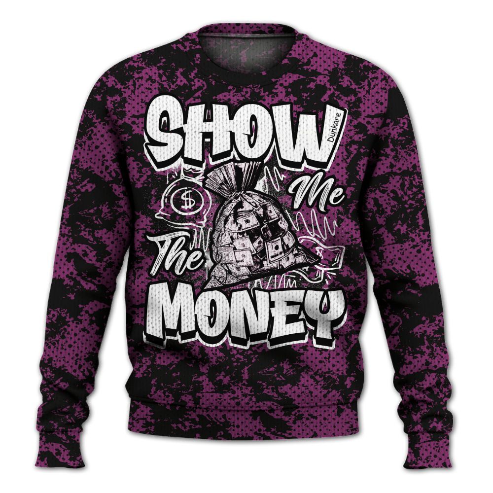 Knitted Sweater To Match Air Max Sunder Gore Tex Bold Berry - Show Me The Money Retro