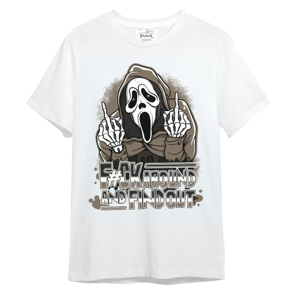 Shirt To Match Low OG Dark Mocha 1s - F#CK And Find Out Graphic Unisex Shirt