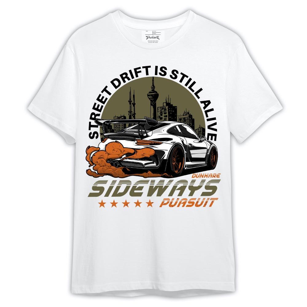 Shirt To Match Shirt Sideways Puasuit, Olive 5s T-- To Match Sneaker Olive 5s Graphic Tee 2404 LTRP