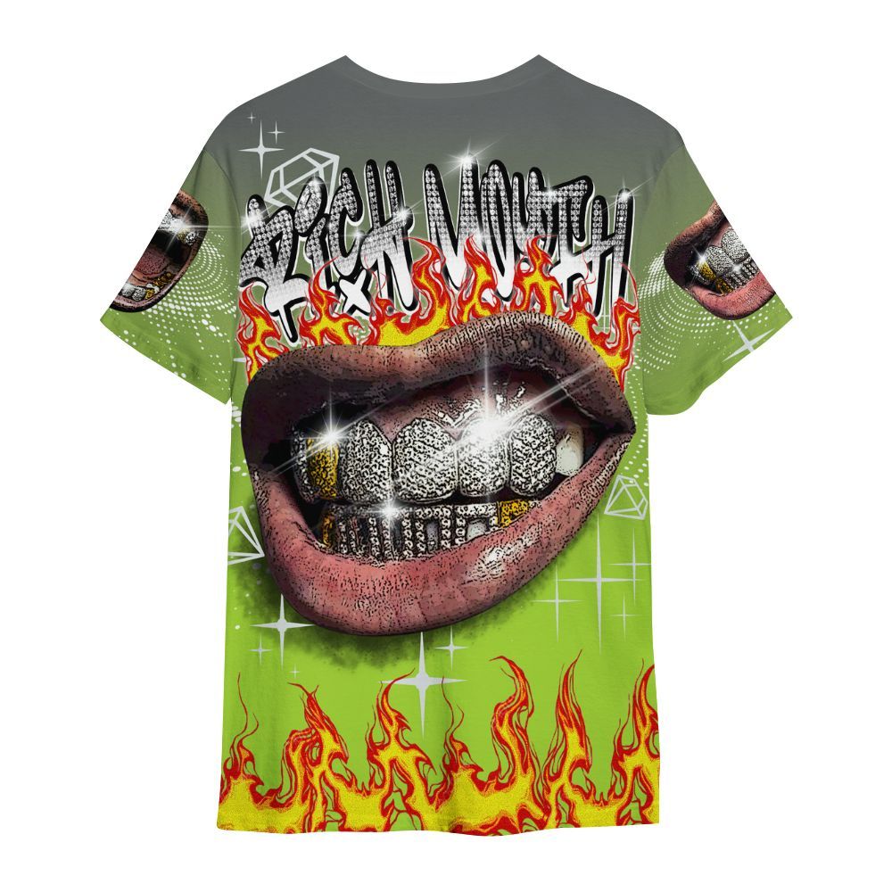 Shirt To Match Air Max 95 Neon - Rich Mouth Fire Rap Retro 90s All Over Print
