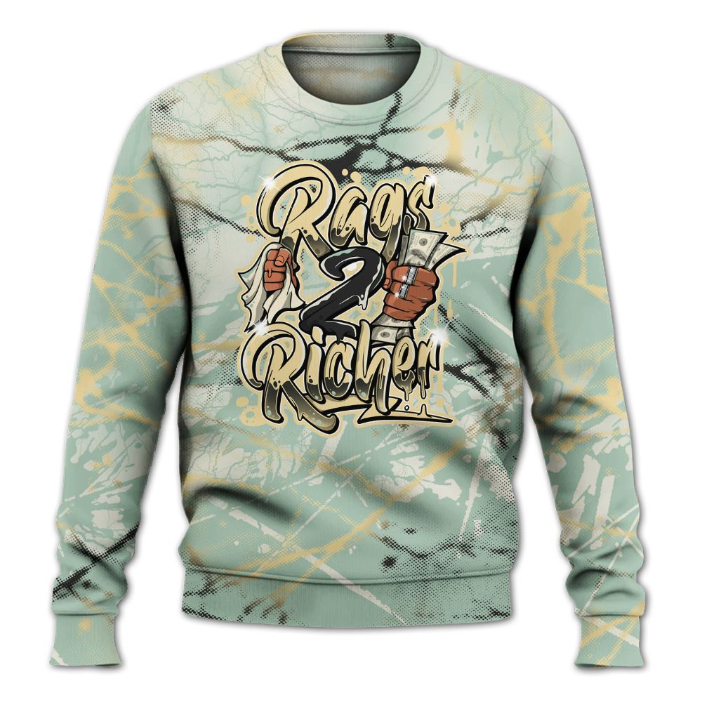 Sweatshirt To Match Joins Year Of The Snake 5s - Rag 2 Rich Graphic All Over Print
