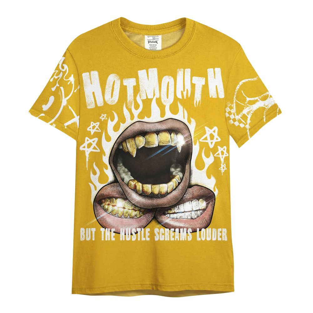 Shirt To Match Vivid Sulfur 4s - Mouth Burning Street Style All Over Print