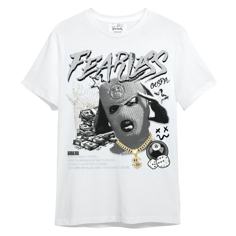 Shirt To Match Metallic Silver 2024 5s - Fearless Gospel Streetwear Money Unisex Shirt