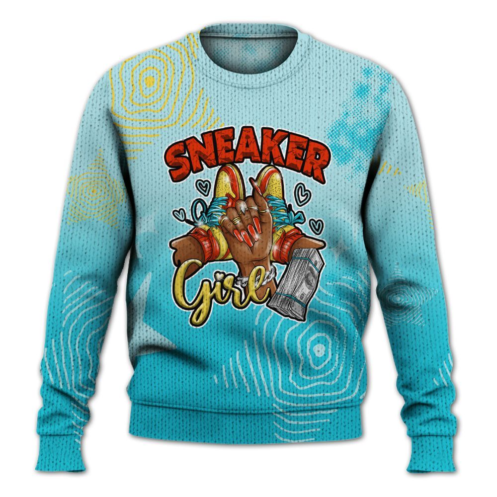 Knitted Sweater To Match Dunk Low KD 17 N7 - Sneakerz Girlz Unique Starz