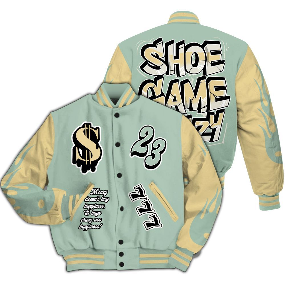 Varsity Jacket To Match Joins Year Of The Snake 5s - Shoe Game Crazy Graphic All Over Print