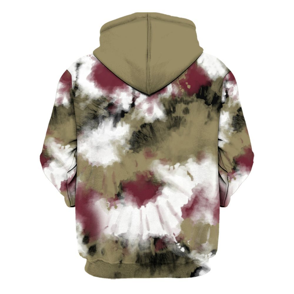 Hoodie To Match Black Olive 7s - Tie Dye FK Around Find Out All Over Print