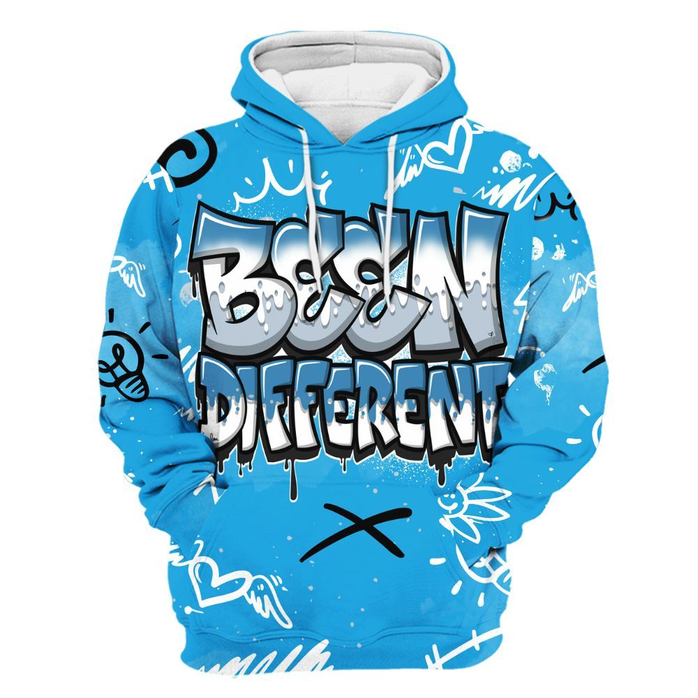 Hoodie To Match University Blue Low 2026 11s - Drip Been Di2ferent All Over Print