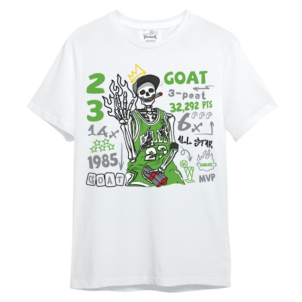 Shirt To Match Retro Green Bean 5s - Number 23 G.0.A.T Streetwear Unisex Shirt