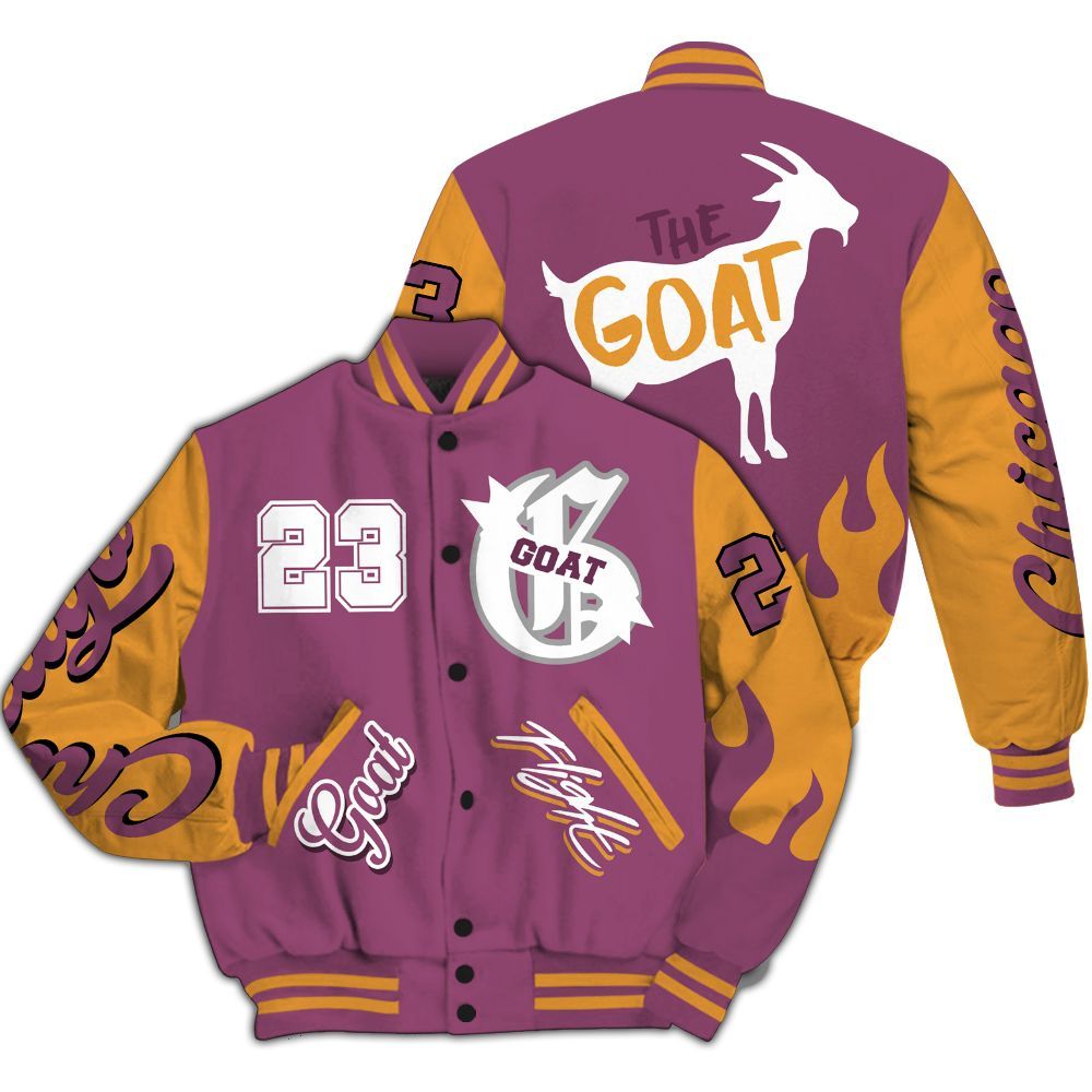 Varsity Jacket To Match High OG Brotherhood 1s - The G.O.A.T Flight Streetwear All Over Print