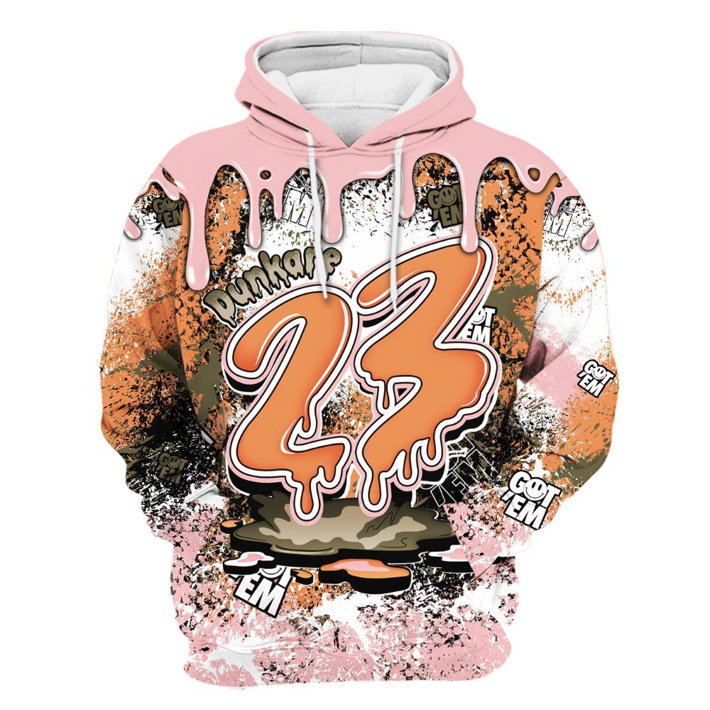 Hoodie To Match SB Dunk Low Red Stardust - Dripping 23 Drip All Over Print