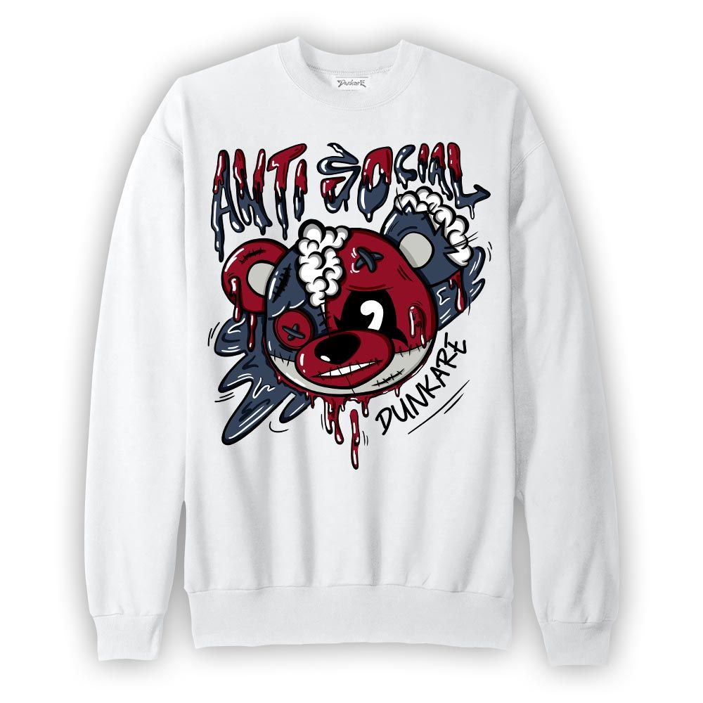 Sweatshirt To match Retro Olympic 6s Sweatshirt - Hate Social Bear Graphic