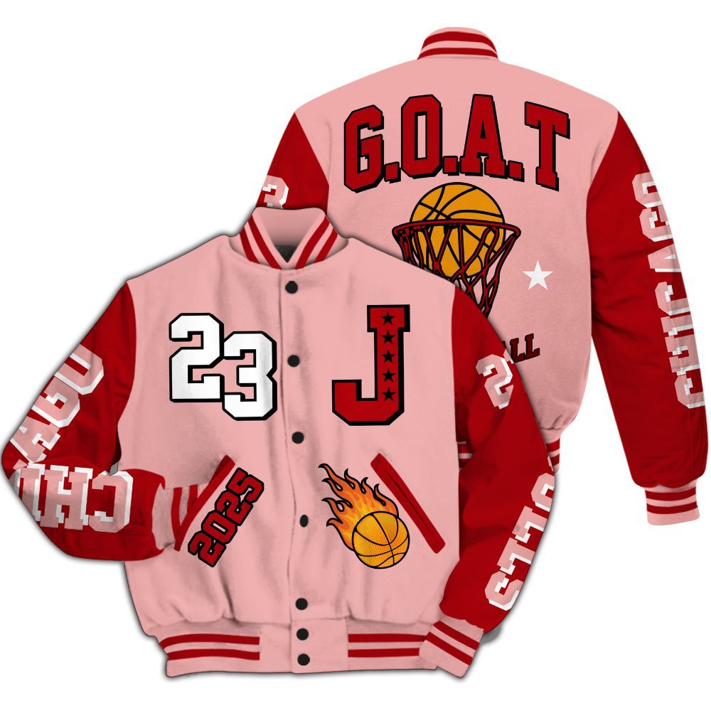 Varsity Jacket To Match Low Valentines Day 1s - Chicago 23 Basketball All Over Print