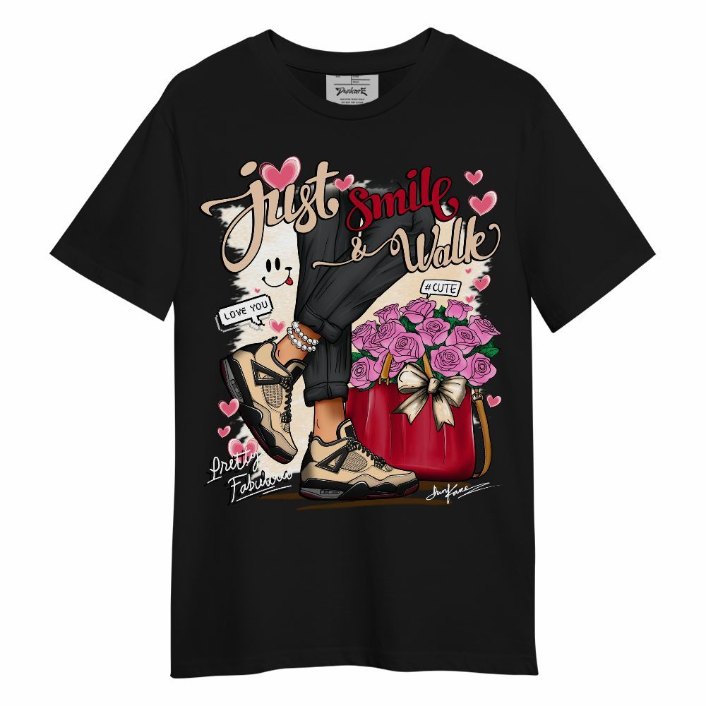 Shirt To Match Retro Pizza GS 4s - Just Smile Shoes Walk Graphic