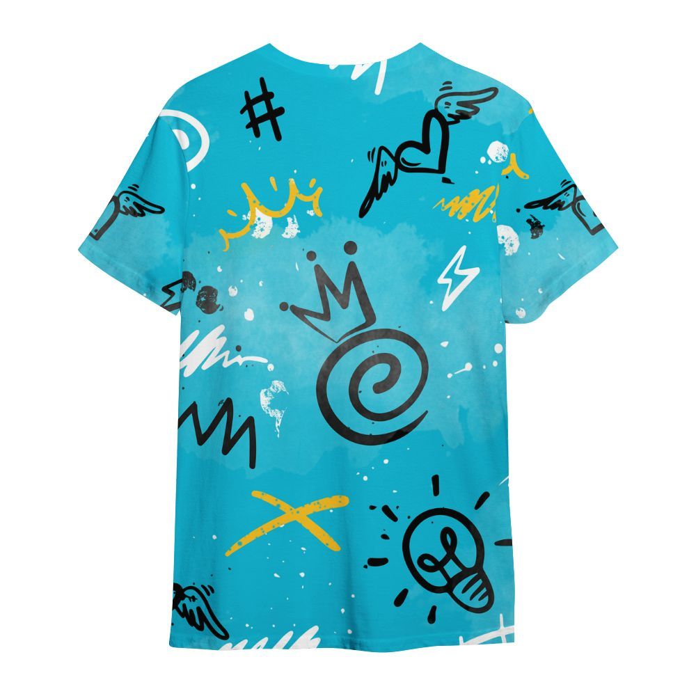 Shirt To Match Retro Aqua 5s - Drip Been Di2ferent All Over Print