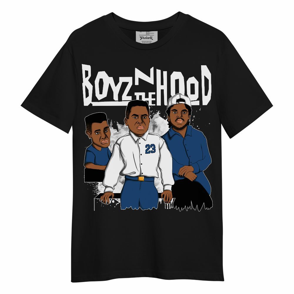 Shirt To Match High OG Midnight Navy 1s - The Hood Boiz Graphic Unisex Shirt