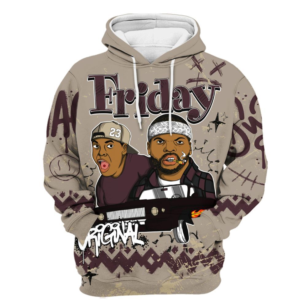 Hoodie To Match AMM Retro Phantom 4s - Friday Sneaker Crayon All Over Print