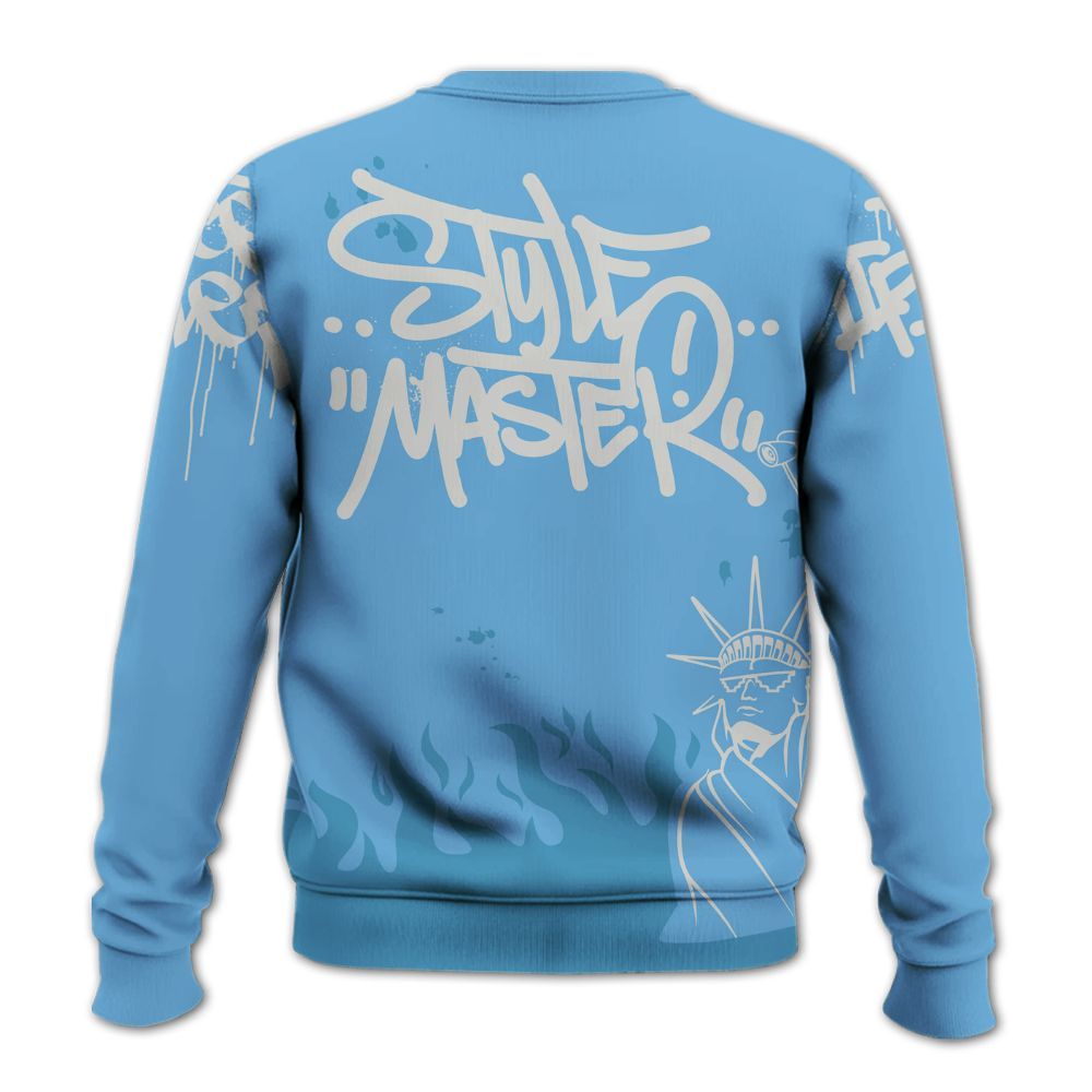 Sweatshirt To Match SB Dunk Low University Blue - Graphic Fck Around Find Out All Over Print