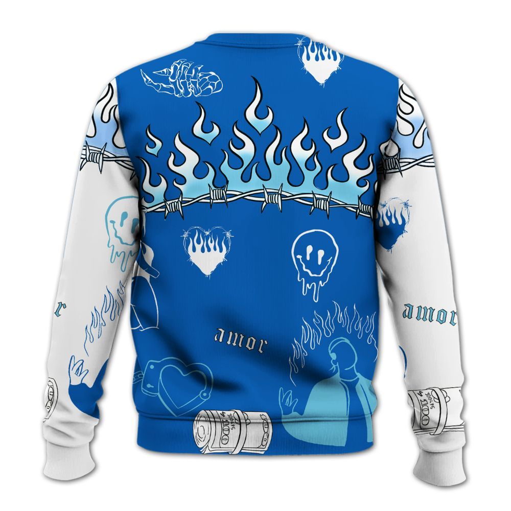 Sweatshirt To Match Dunk Low Argon - Snake Trust No One All Over Print