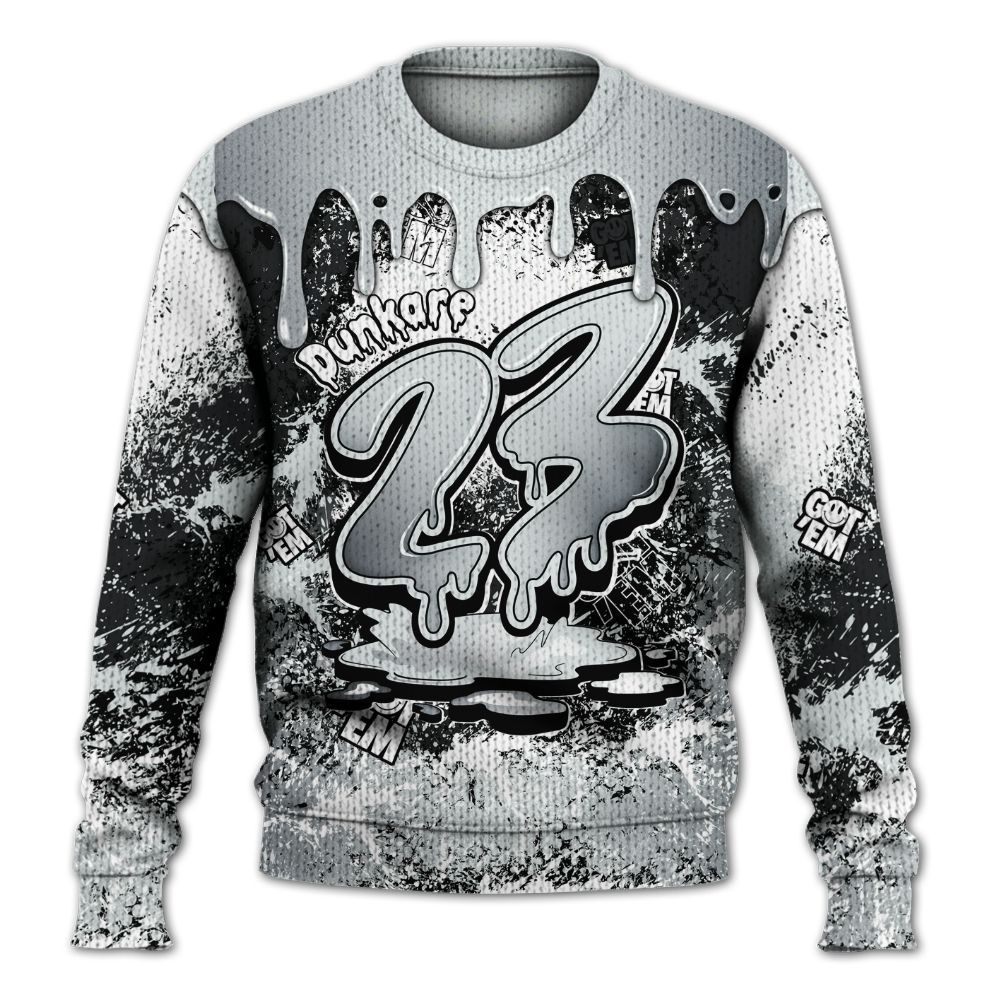 Sweater To Match Cap And Gown 6s - Dripping 23 Drip Graphic