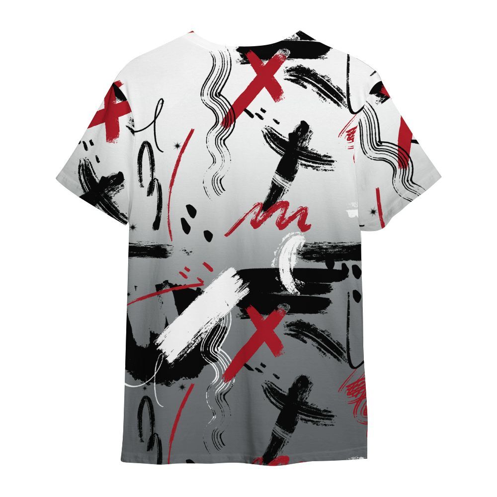 Shirt To Match Retro Fire Red 9s - Money Hustle Grind Pray All Over Print