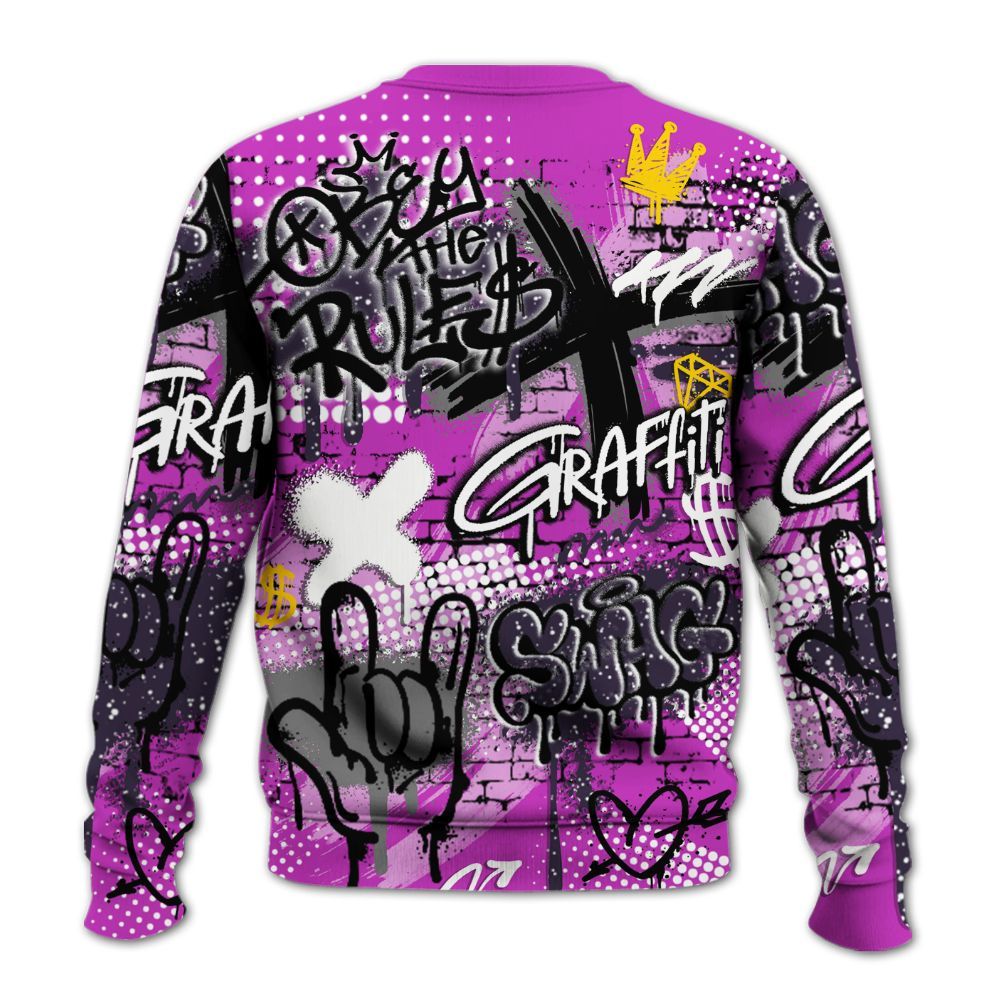 Sweatshirt To Match Ja 2 Staregazer - True It Real Graffiti Streetwear All Over Print