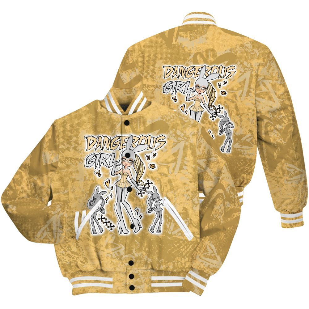 Varsity Jacket To Match Craft Paris 6s Shirt - Dangerous.Girl Heart Grunge All Over Print