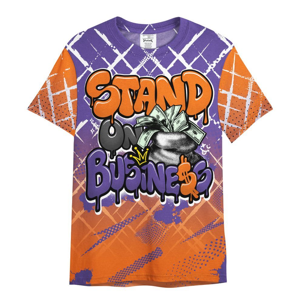 Dunkare Air Max Waffle SP Voltage Purple Shirt, Halftone Stand Business Dripping All Over Print Unisex Shirt
