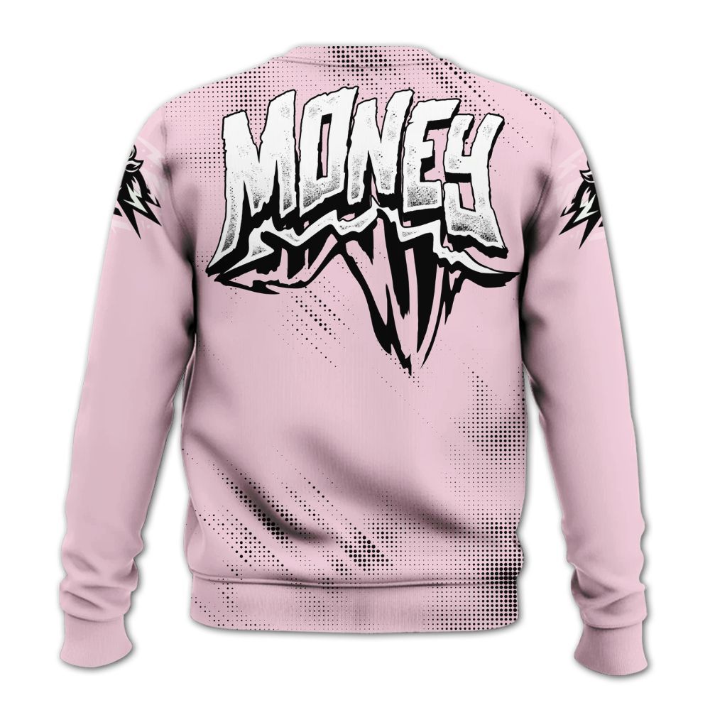 Sweatshirt To Match Orchid 4s - Hustle Make Money All Over Print