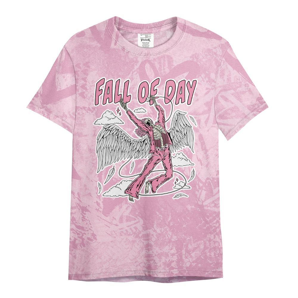 Shirt To Match Orchid 4s - Fall Of Days Skeleton Heart All Over Print